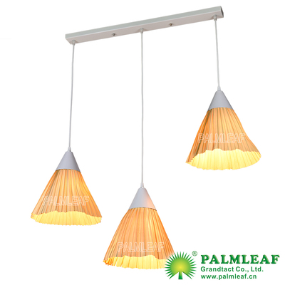 天然葵吊灯(简约长3头) Natural Palm Pendant Lamp(3 head long)