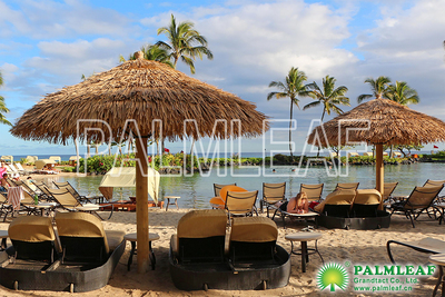 仿真葵伞 Synthetic Palm Thatch Umbrella